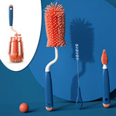 Silicone Baby Milk Bottle Cleaning Brush (Dark Blue)